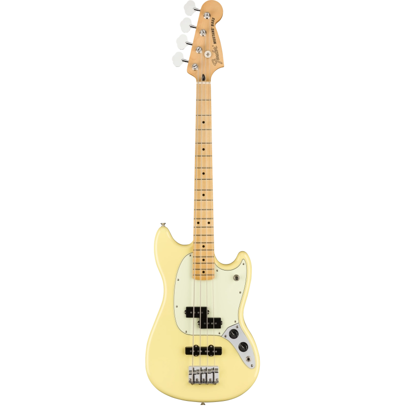 Bosinė gitara Fender Limited Edition Player Mustang Bass PJ, Maple Fingerboard, Canary