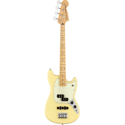 Bosinė gitara Fender Limited Edition Player Mustang Bass PJ, Maple Fingerboard, Canary