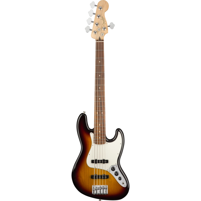 Bosinė gitara Fender Player Jazz Bass® V, Pau Ferro Fingerboard, 3-Color Sunburst