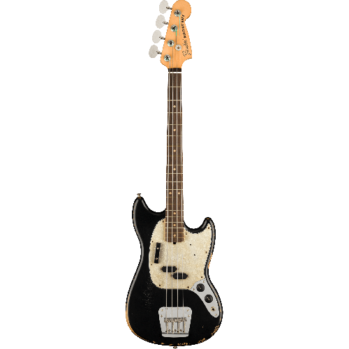 Bosinė gitara Fender JMJ Road Worn® Mustang® Bass, Black