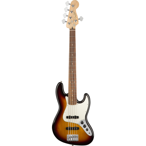 Bosinė gitara Fender Player Jazz Bass® V, Pau Ferro Fingerboard, 3-Color Sunburst
