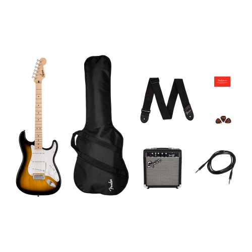 Gitaros komplektas Squier Stratocaster 2TS Frontman 10G