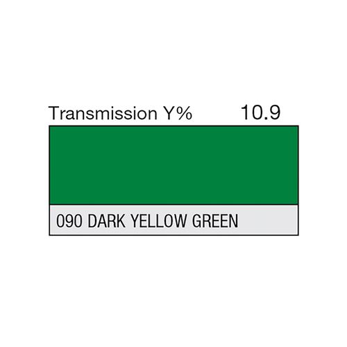 Lighting filter LEE 090 Dark Yellow Green
