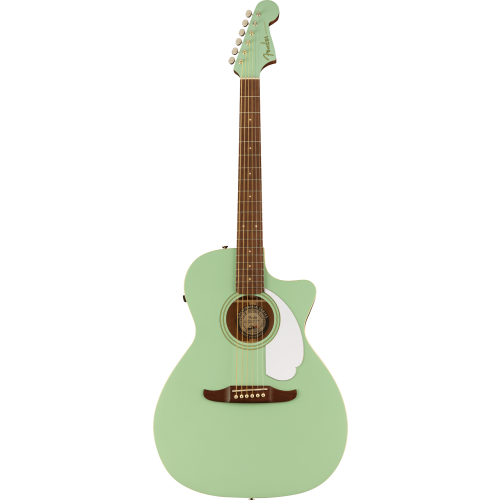 Elektroakustinė gitara Fender Newporter Player, Walnut Fingerboard, White Pickguard, Surf Green