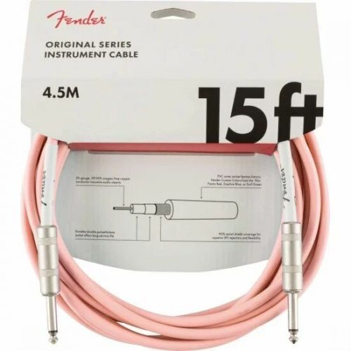 Instrument cable Fender Original Instrument Cable, Shell Pink, 15' (4.57 m)