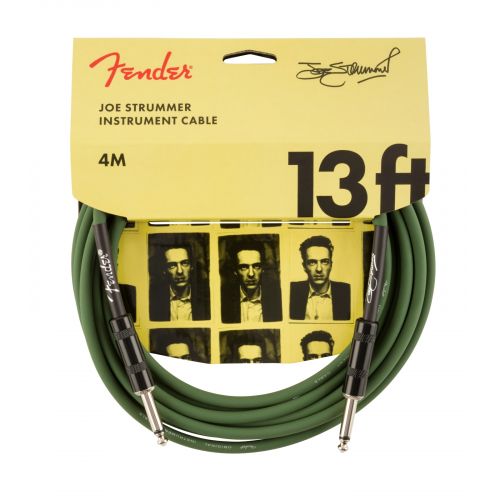 Instrument cable Fender Joe Strummer Pro 13' Instrument Cable, Drab Green