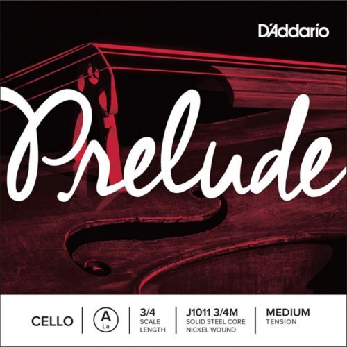 Styga violončelei D'addario Prelude Cello A 3/4 Medium