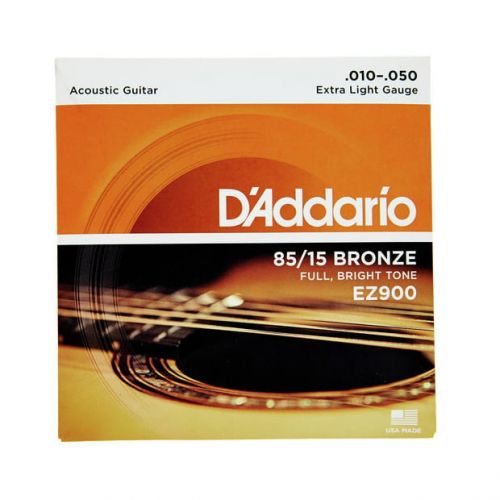 Acoustic guitar strings D'Addario 85/15 Bronze .010-.050 EZ900