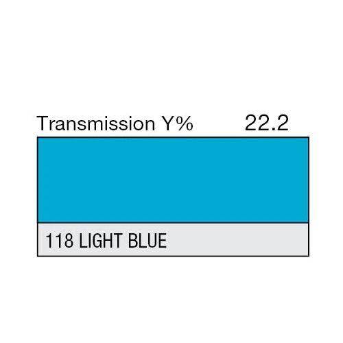 Apšvietimo filtras LEE 118 Light Blue