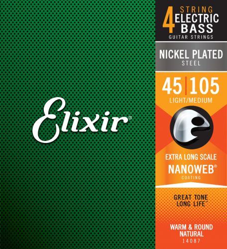 Elixir Bass Nanoweb X-Long 14087