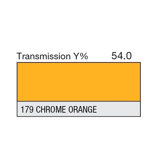 Apšvietimo filtras LEE 179 Chrome Orange