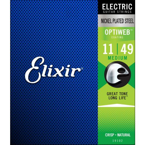 Electric guitar strings Elixir Optiweb .011-.049 19102