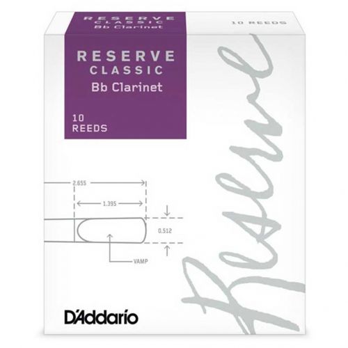 Liežuvėlis klarnetui Reserve Classic Bb 3.5+ DCT1035+