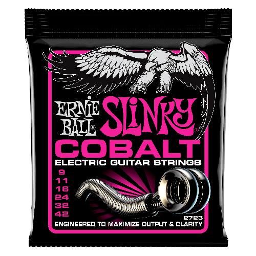 Electric guitar strings Ernie Ball Slinky Cobalt .009-.042 2723