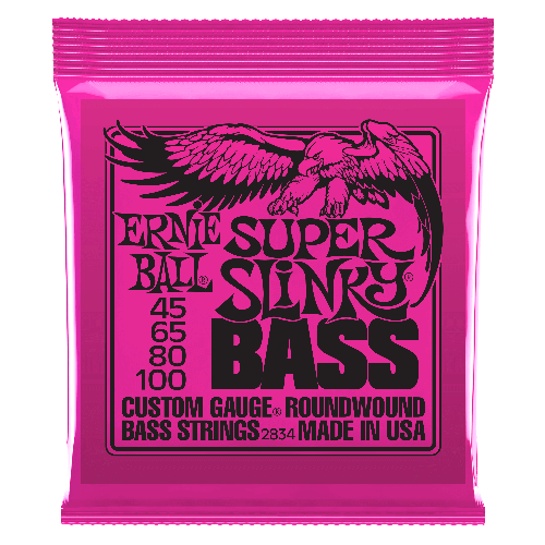 Bass guitar strings Ernie Ball Slinky Nickel Wound .045-.100 2834