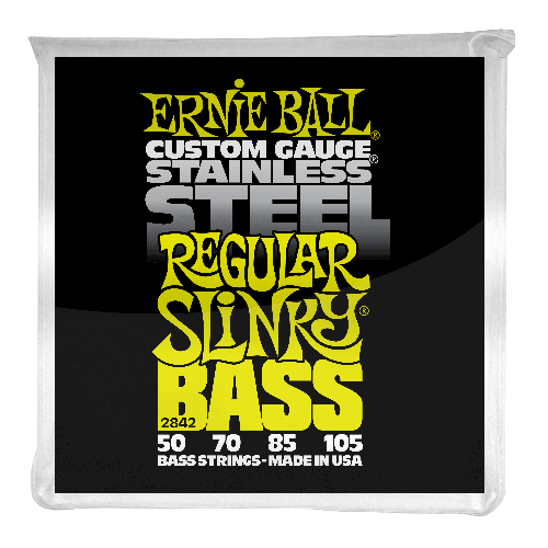 Bass guitar strings Ernie Ball Slinky Stainless Steel .050-.105 2842