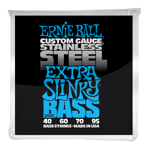 Bass guitar strings Ernie Ball Slinky Stainless Steel .040-.095 2845