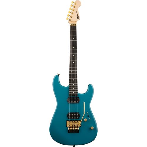 Electric guitar Charvel PM SD1 HH FR E Miami Blue