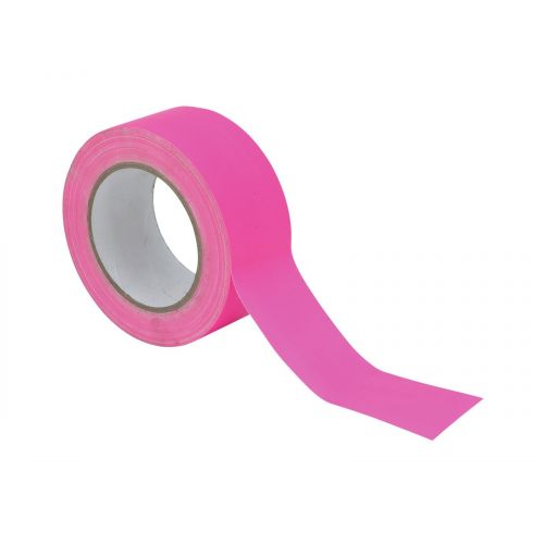 Gaffa lipni juosta 50mm x 25m neoninė-rožinė UV aktyvi
