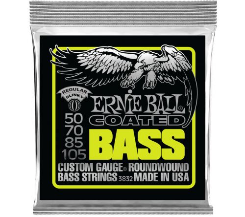Bass guitar strings Ernie Ball Coated Roundwound .050-.105 