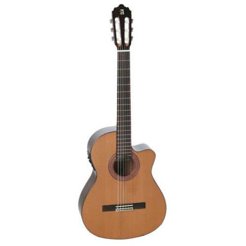 Electro-acoustic classical guitar with preamp Alhambra 3 C CW E1