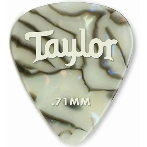 Brauktukai Taylor Premium Celluloid Picks Abalone .71mm 12vnt. 80735