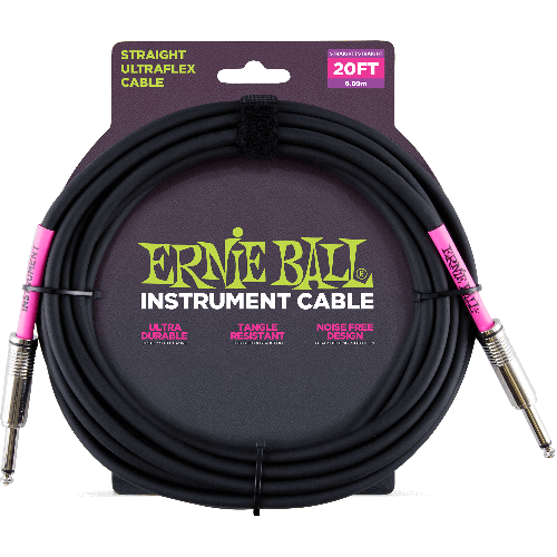 Instrument cable Ernie Ball 20' (6,1 m) 6046