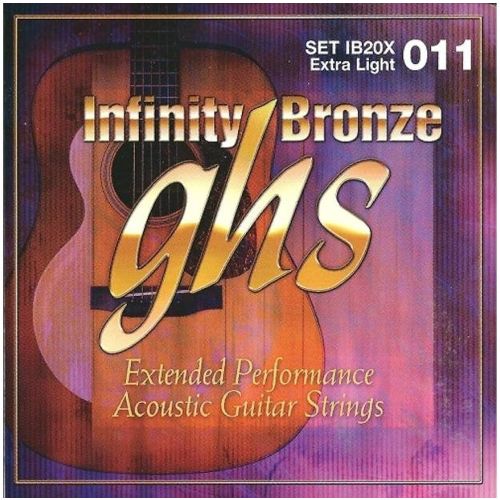 Acoustic guitar strings GHS Infinity Bronze .011-.050 IB20X