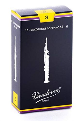 Liežuvėlis saksofonui sopranui Vandoren traditional Nr.3 sr203