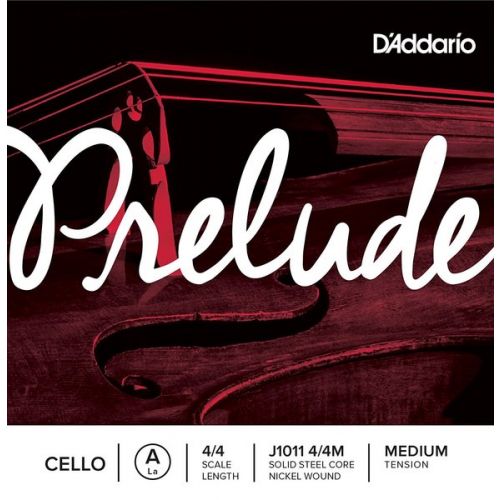 Cello string 4/4 A D'Addario Prelude J1011 4/4M Medium
