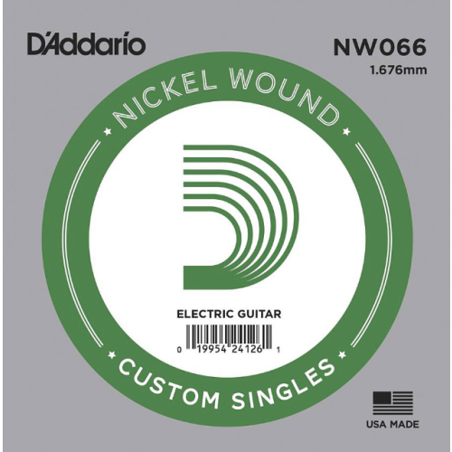 Electric guitar string D'addario .066 NW066