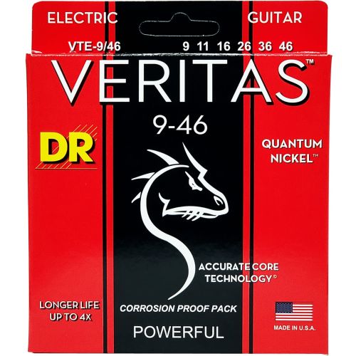 Stygos elektrinei gitarai DR Veritas 9-46 VTE-9/46