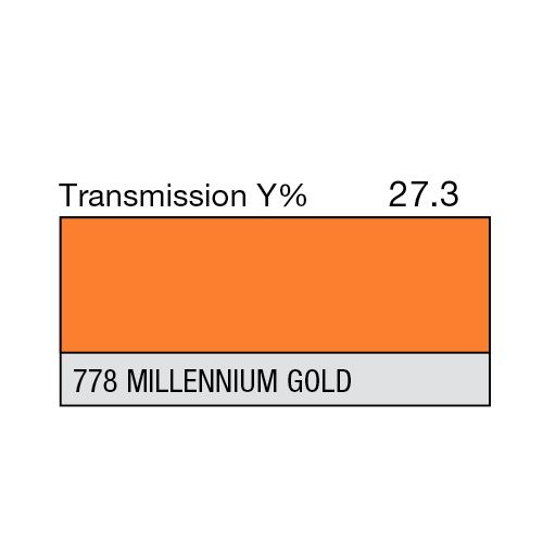 Lighting Filter LEE 778 - Millenium Gold