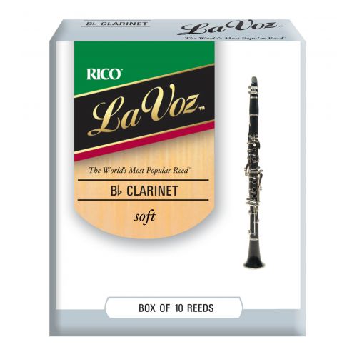 Bb clarinet reed La Voz soft RCC10SF