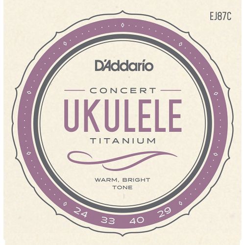 Concert ukulele strings D'Addario Titanium .024-.029 EJ87C