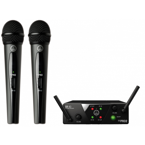 AKG WMS40 Mini Dual Vocal Set (537.900 + 540.400 MHz)