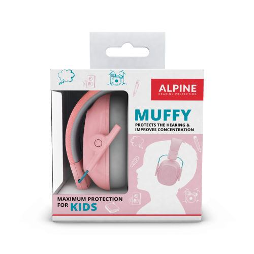 Apsauginės ausinės vaikams Alpine Muffy Kids Pink