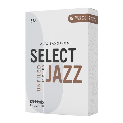 Liežuvėlis saksofonui altui nr. 3M Organics Select Jazz Unfiled ORRS10ASX3M