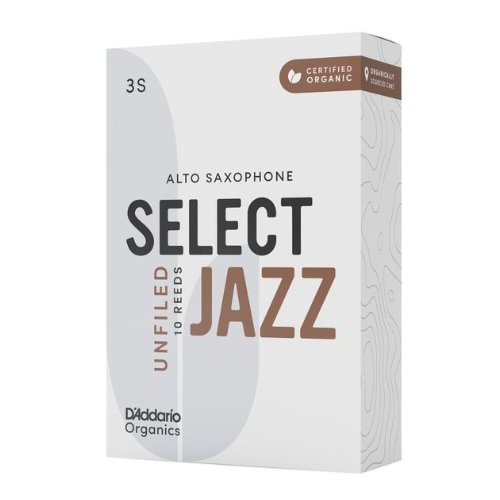 Liežuvėlis saksofonui altui nr. 3S Organics Select Jazz Unfiled ORRS10ASX3S