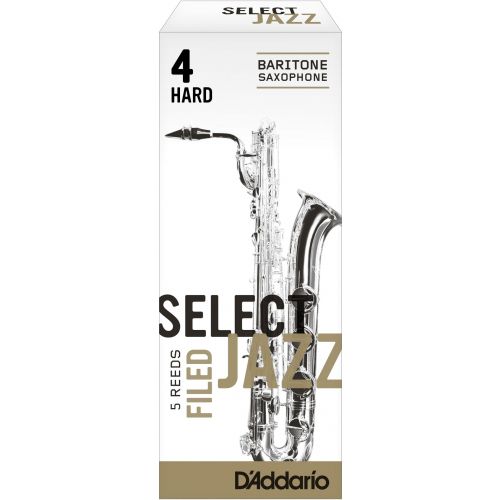 Baritone saxophone reed nr. 4H D'Addario Select Jazz RSF05BSX4H