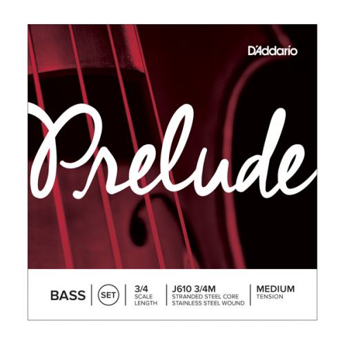 Double-bass strings 3/4 D'Addario Prelude Medium J610 3/4M