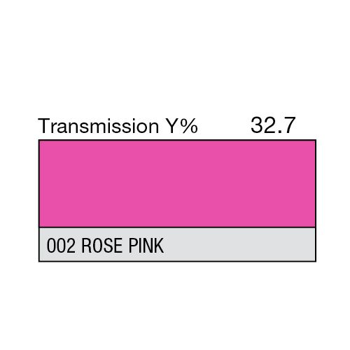 Lighting Filter LEE 002 - Rose Pink