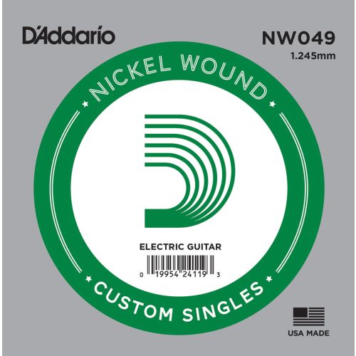 D'Addario Single Nickel wound .049 NW049