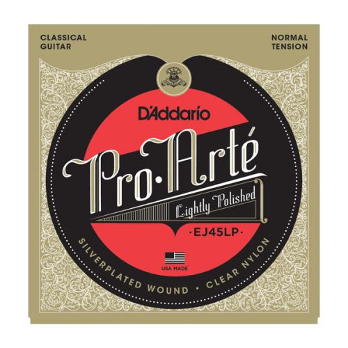 Classical guitar strings D'Addario Pro Arte Lightly Polished, Normal Tension EJ45LP