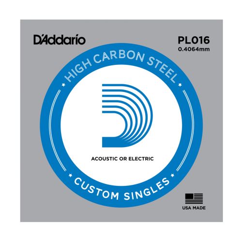 Acoustic/electric guitar string 016 D'Addario PL016