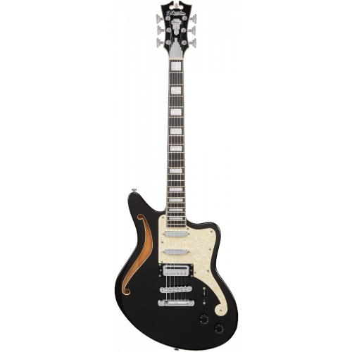 Elektrinė gitara D'angelico Premier Bedford SH Black Flake