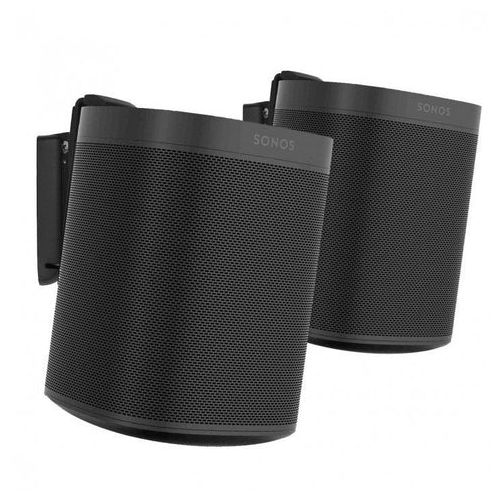 Flexson wall mount for Sonos ONE or PLAY:1 (pair, black)