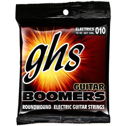 Stygos elektrinei gitarai GHS Boomers .010-.046 GBL