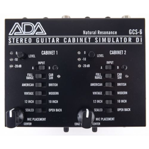 Stereo speaker cabinet simulator ADA GCS-6