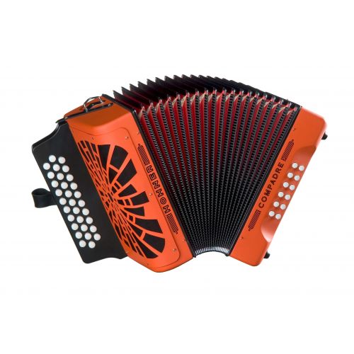 Diatonic accordion Hohner Compadre GCF Orange A4825